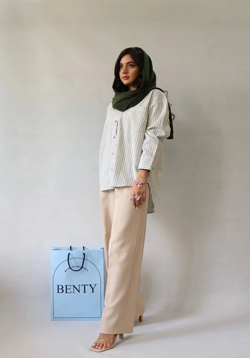 شومیز Brindle سبز